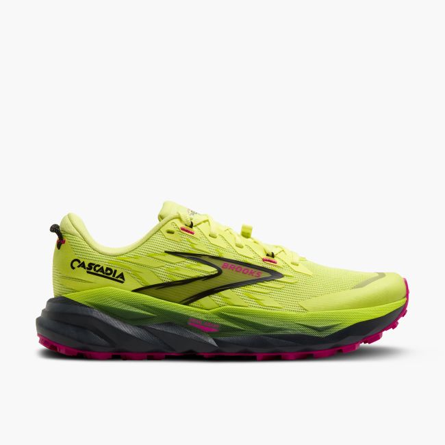 Pantofi trail Brooks Cascadia 19 W - verde | alergare munte