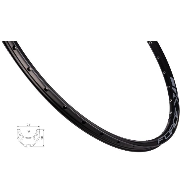 Janta Force XC Basic Disc 584x19 36h neagra