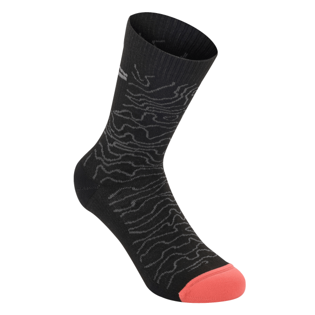 Sosete Alpinestars Drop Socks 15 Black/Mid Gray