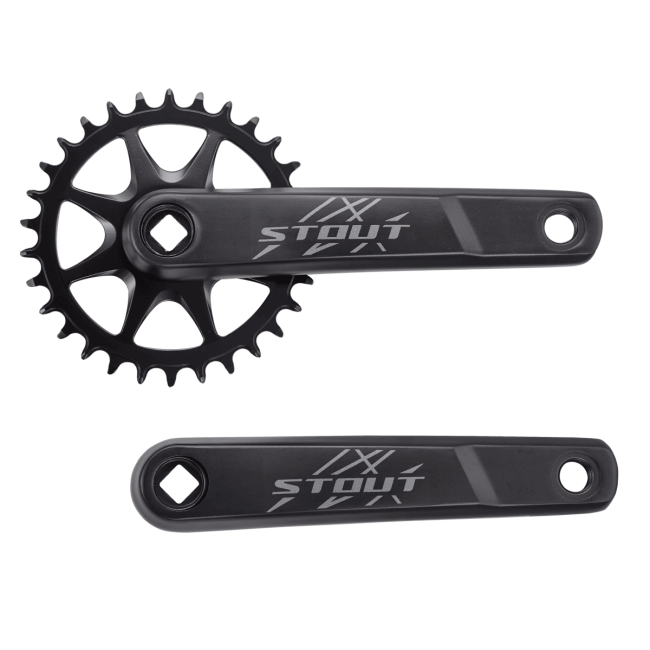 Angrenaj STOUT Rockhopper MY21 Rivet - 1x10 viteze, 30T, 165mm, L+R