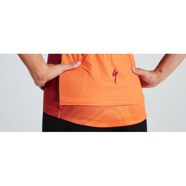 Tricou Ciclism SPECIALIZED Women's RBX Comp (S/S) - Orange Sunset/Violet