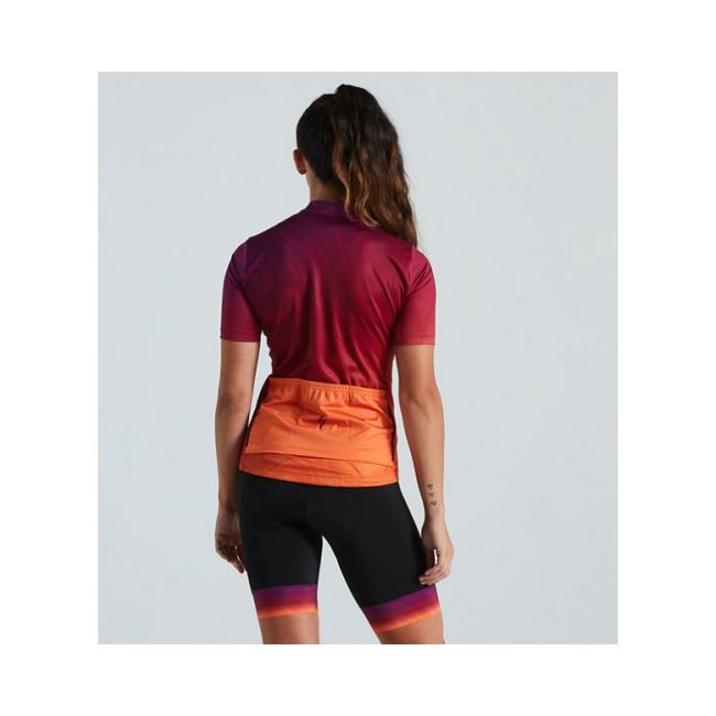Tricou Ciclism SPECIALIZED Women's RBX Comp (S/S) - Orange Sunset/Violet