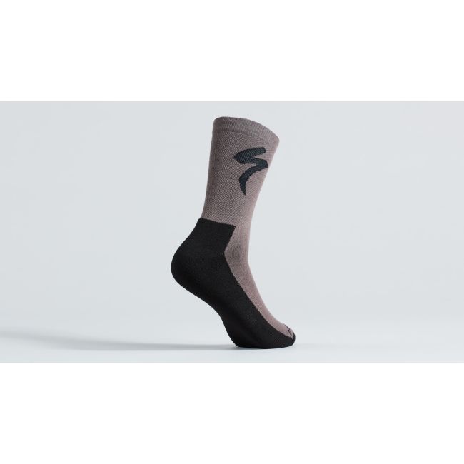 Sosete Ciclism SPECIALIZED Primaloft Lightweight Tall Logo - Gunmetal