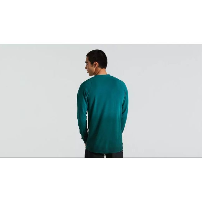 Tricou Ciclism SPECIALIZED Men's Trail (L/S) - Tropical Teal
