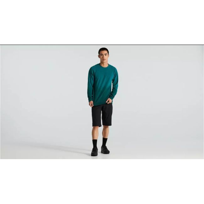 Tricou Ciclism SPECIALIZED Men's Trail (L/S) - Tropical Teal