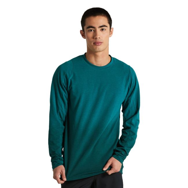 Tricou Ciclism SPECIALIZED Men's Trail (L/S) - Tropical Teal