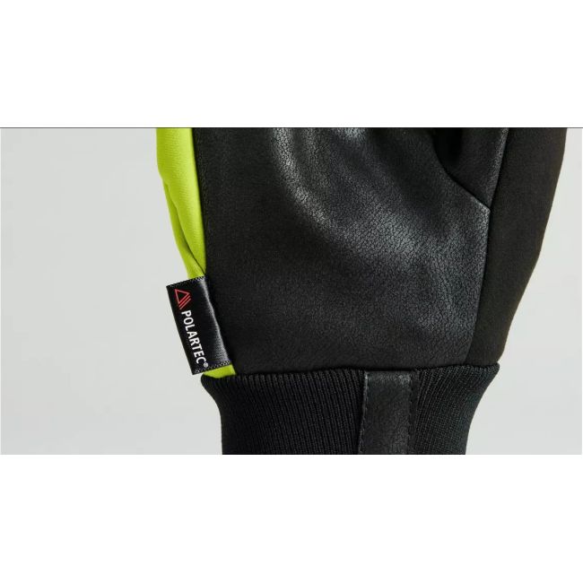 Manusi Ciclism SPECIALIZED Softshell Deep Winter (L/F) - Hyper Green