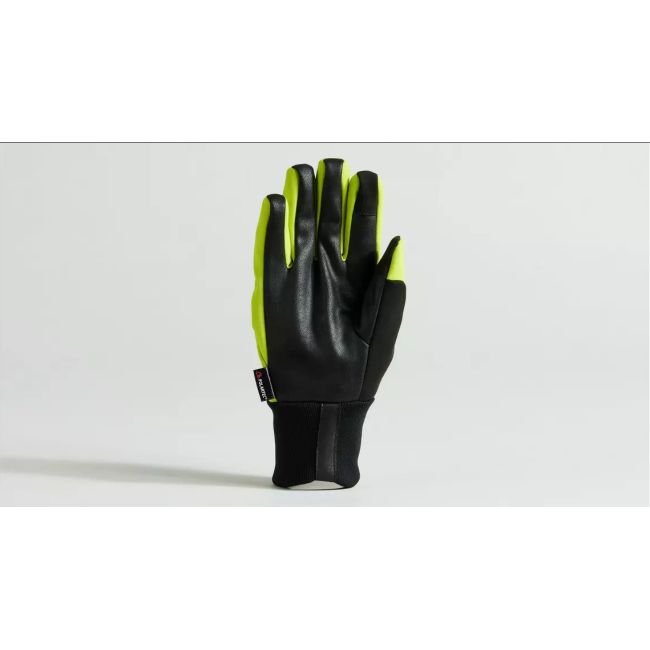 Manusi Ciclism SPECIALIZED Softshell Deep Winter (L/F) - Hyper Green