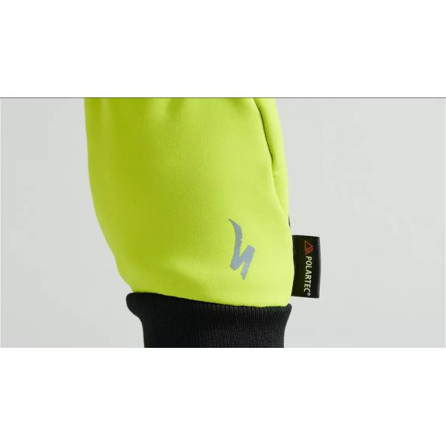 Manusi Ciclism SPECIALIZED Softshell Deep Winter (L/F) - Hyper Green