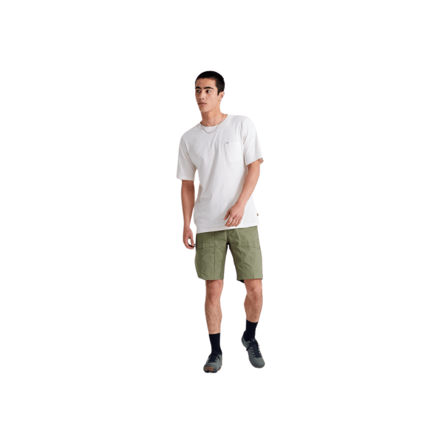 Tricou Ciclism SPECIALIZED/FJALLRAVEN Men's Cotton Pocket (S/S) - Eggshell