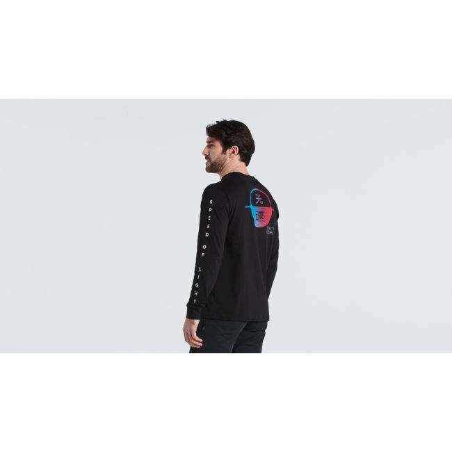Tricou Ciclism SPECIALIZED Men's Speed of Light (L/S) - Dark