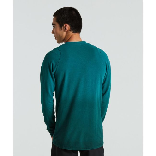 Tricou Ciclism SPECIALIZED Men's Trail (L/S) - Tropical Teal
