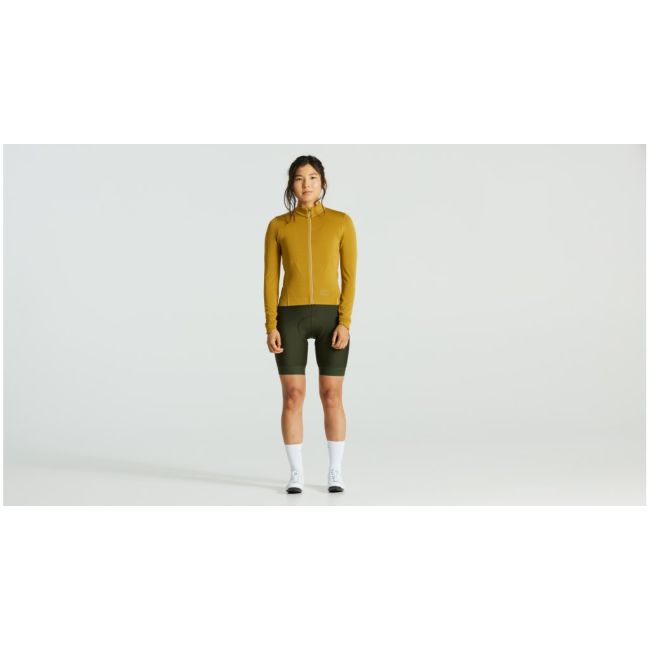 Tricou Ciclism SPECIALIZED Women's Prime Power Grid (L/S) - Harvest Gold