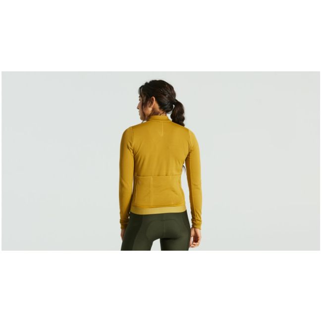 Tricou Ciclism SPECIALIZED Women's Prime Power Grid (L/S) - Harvest Gold