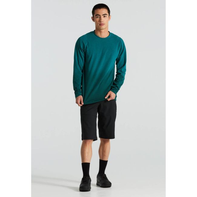 Tricou Ciclism SPECIALIZED Men's Trail (L/S) - Tropical Teal