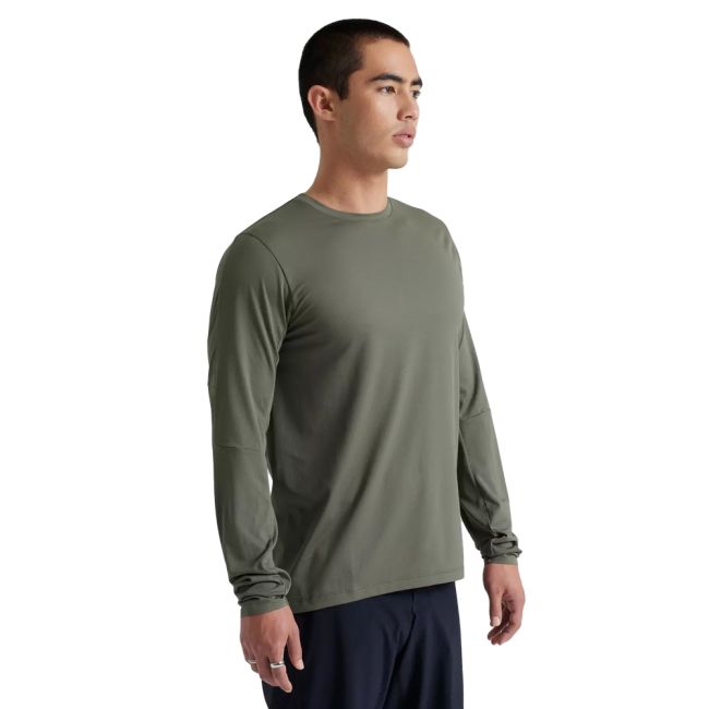 Tricou Ciclism SPECIALIZED Men's Gravity Training (L/S) - Oak Green