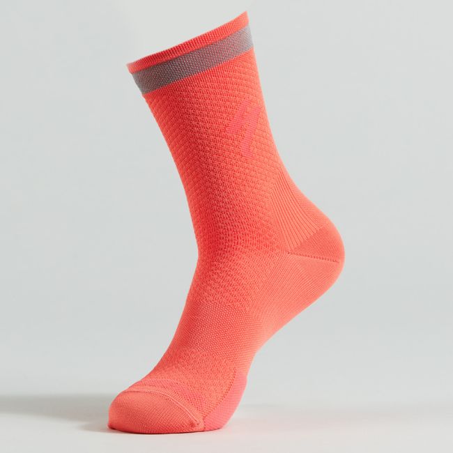 Sosete Ciclism SPECIALIZED Soft Air Reflective Tall - Vivid Coral