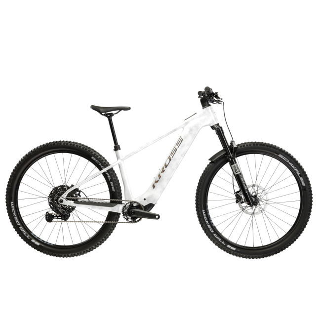 Bicicleta Electrica MTB Kross Dust Boost 1.0 29 inch alba Shimano Cues