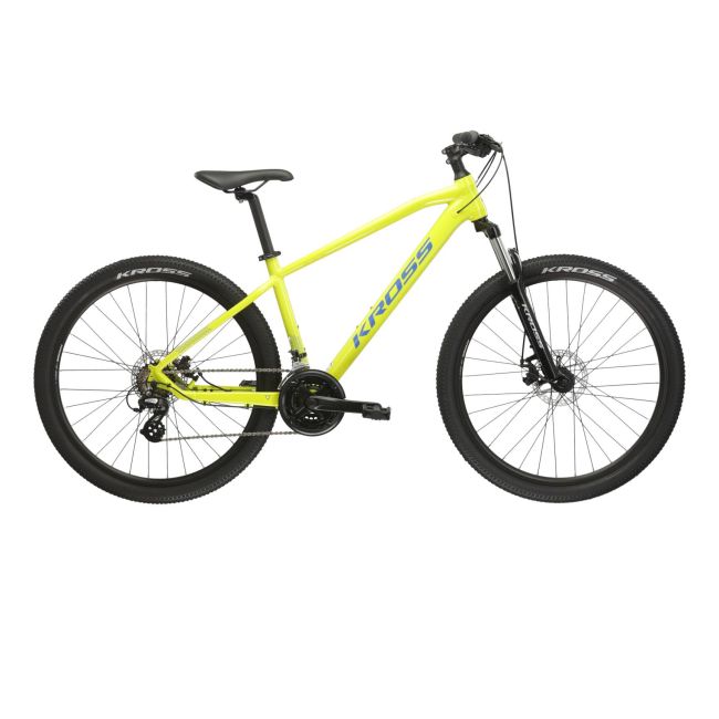 Bicicleta MTB Hardtail Kross Hexagon 2.0 29 inch verde lime Shimano Altus