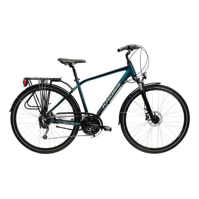 Bicicleta Urban Kross Explorer 4.0 28 inch turcoaz Shimano Deore