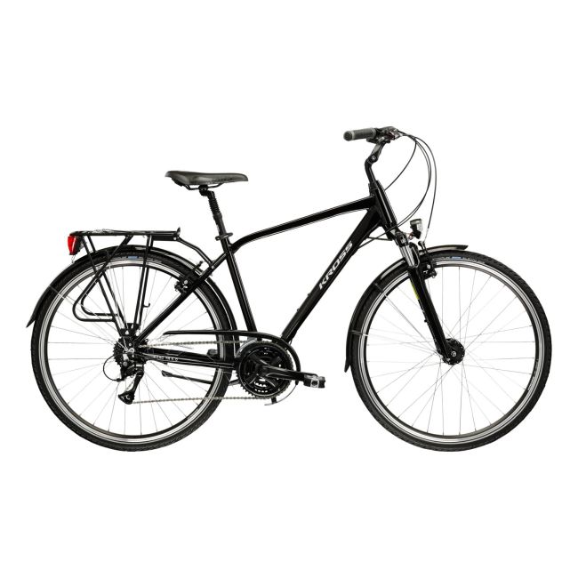 Bicicleta Urban Kross Berg TR 5.0 28 inch neagra Shimano Acera