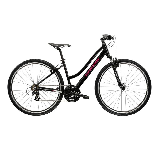 Bicicleta Trekking Kross Evado 2.0 28 inch neagra Shimano Altus