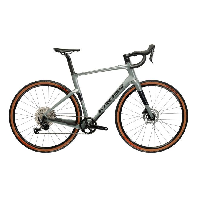 Bicicleta Gravel Kross Esker RS 1.0 28 inch gri Shimano Grx