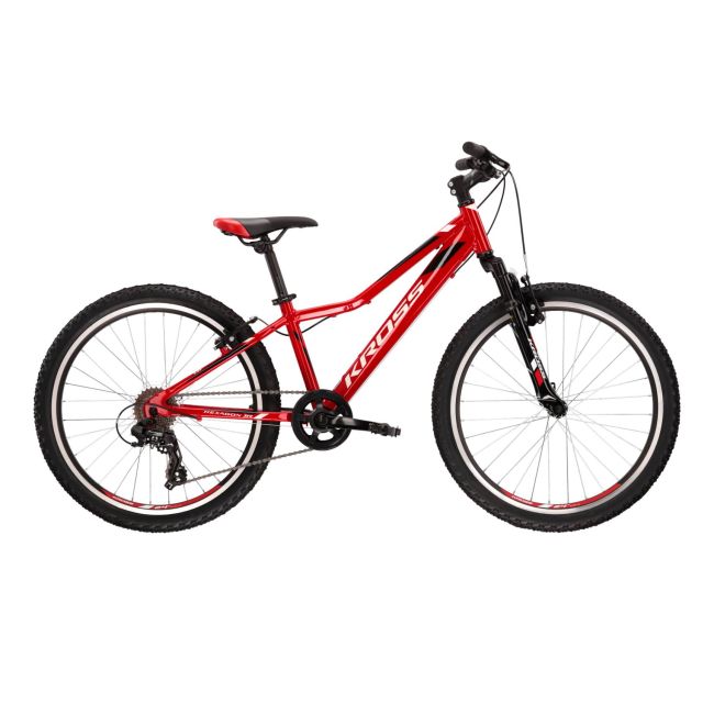 Bicicleta Copii Kross Hexagon JR 1.0 24 inch rosie Shimano Tourney