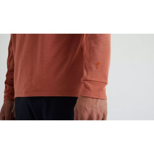 Tricou Ciclism SPECIALIZED Men's Trail (L/S) - Terra Cotta