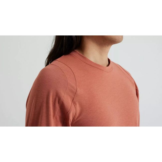 Tricou Ciclism SPECIALIZED Men's Trail (L/S) - Terra Cotta