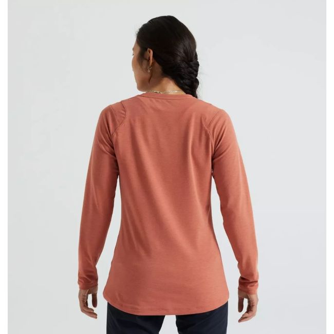 Tricou Ciclism SPECIALIZED Women's Trail (L/S) - Terra Cotta