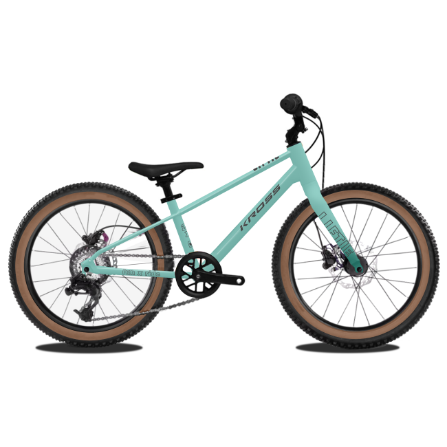 Bicicleta Copii Kross Liftie 20x frana disc 20 inch turcoaz Shimano Altus
