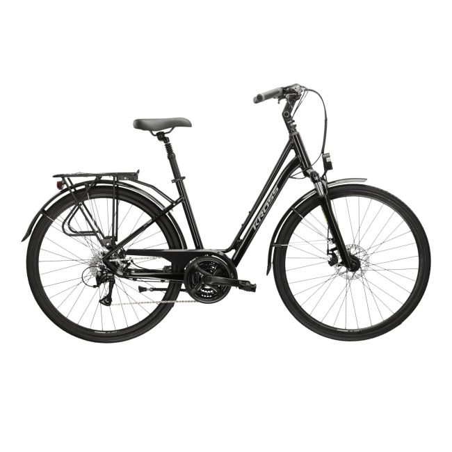Bicicleta Urban Kross Sentio 3.0 28 inch neagra Shimano Acera