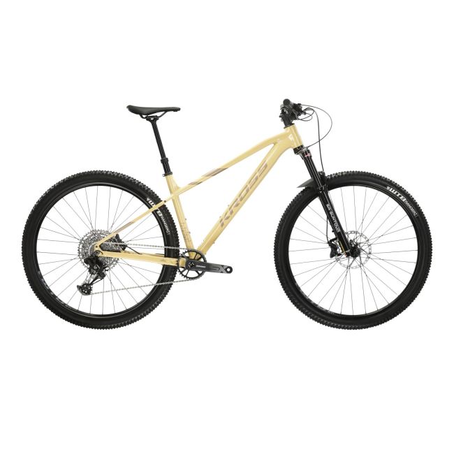 Bicicleta MTB Hardtail Kross Level 6.0 W 29 inch bej Shimano Deore