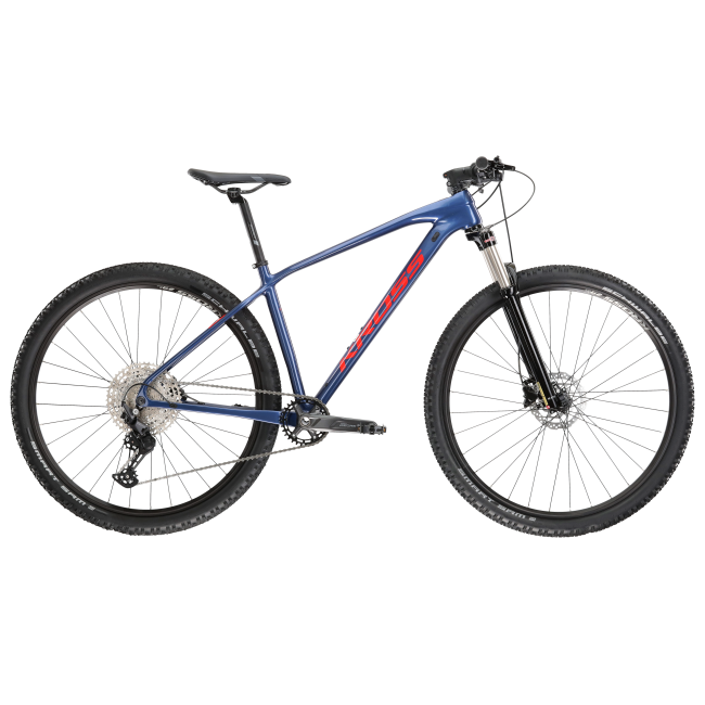 Bicicleta MTB Hardtail Kross Level 7.0 ST 29 inch albastra Shimano Deore