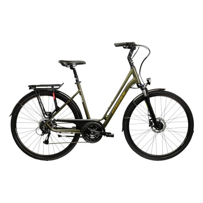 Bicicleta Urban Kross Sentio 4.0 28 inch verde Shimano Acera