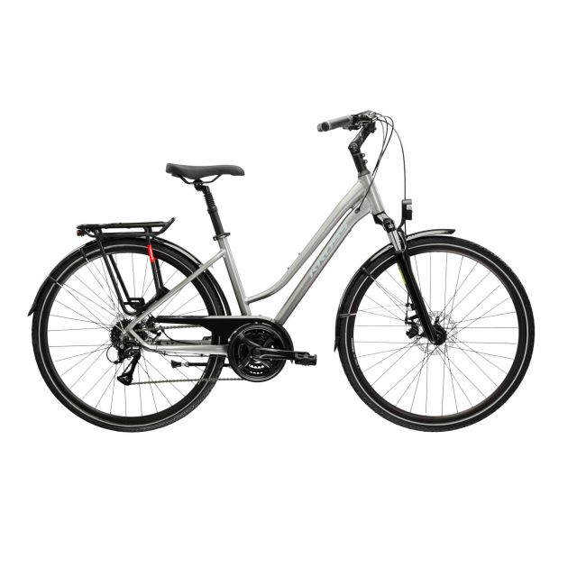Bicicleta Urban Kross Trans 3.0 28 inch argintie Shimano Acera