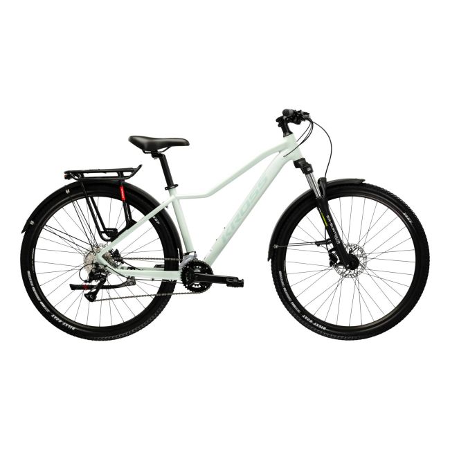 Bicicleta MTB Hardtail Kross LEA 4.0 EQ 27.5 inch mint Shimano Acera