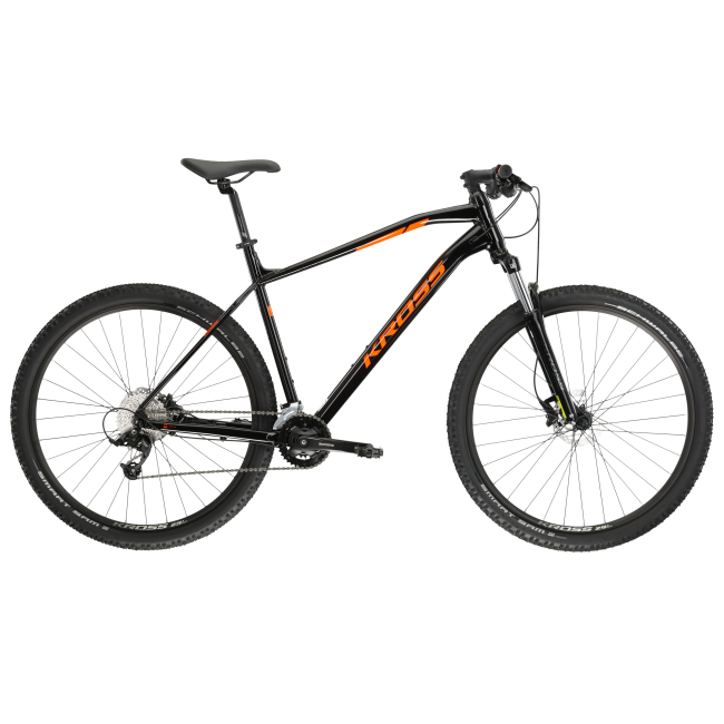 Bicicleta MTB Hardtail Kross Level 1.0 29 inch neagra Shimano Acera