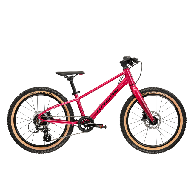 Bicicleta Copii Kross Liftie 20x frana disc 20 inch rosie Shimano Altus