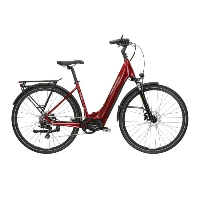 Bicicleta Electrica Trekking Kross Trans Hybrid 3.0 LS 28 inch rosie microSHIFT