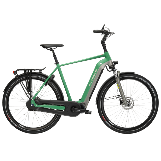 Bicicleta Electrica City Kross Sentio Hybrid 6.0 28 inch verde Shimano Nexus