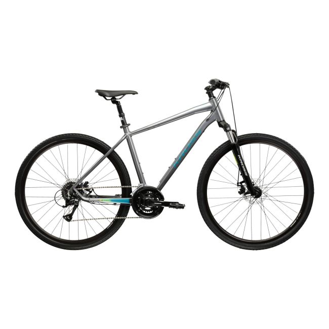 Bicicleta Trekking Kross Evado 3.0 28 inch gri Shimano Acera