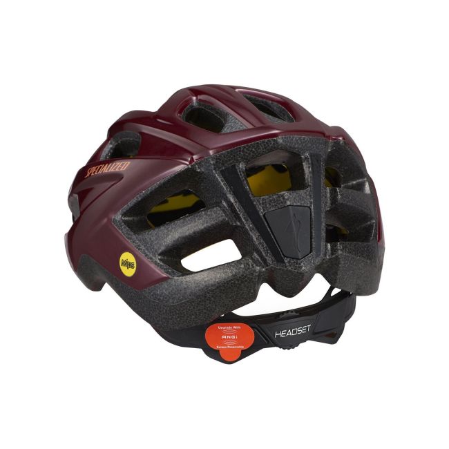 Specialized casca ciclism - Chamonix MIPS - rosu inchis maro lucios