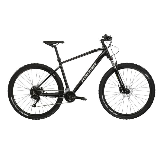 Bicicleta MTB Hardtail Kross Hexagon 5.0 27.5 inch neagra Shimano Acera