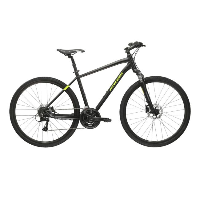 Bicicleta Trekking Kross Evado 4.0 28 inch neagra Shimano Acera