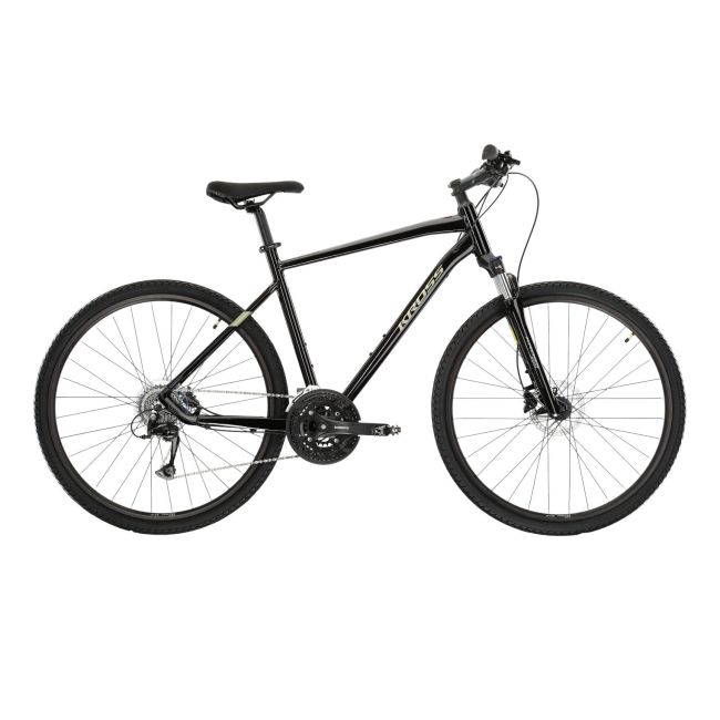 Bicicleta Trekking Kross Evado 5.0 28 inch neagra Shimano Cues