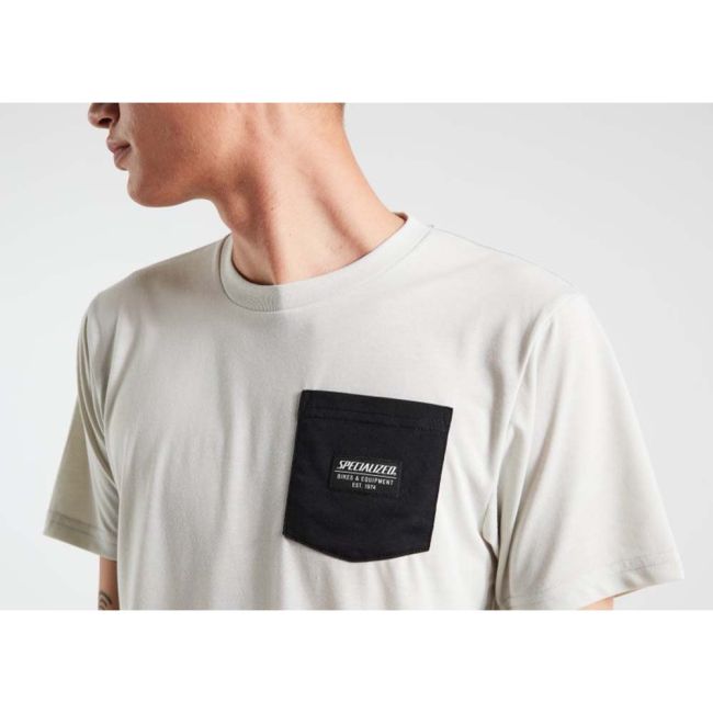 Tricou SPECIALIZED Men's Pocket SS - Dove Grey
