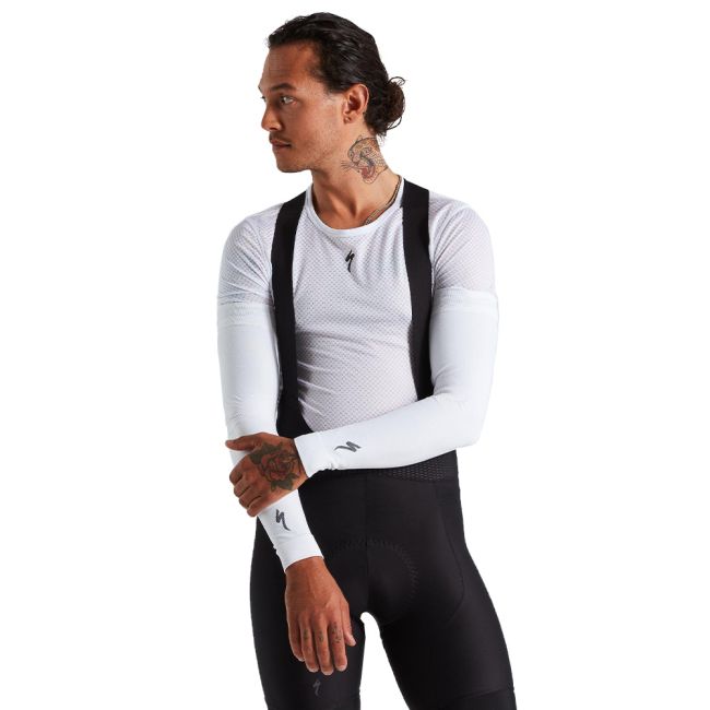 Incalzitoare brate SPECIALIZED Seamless UV - White