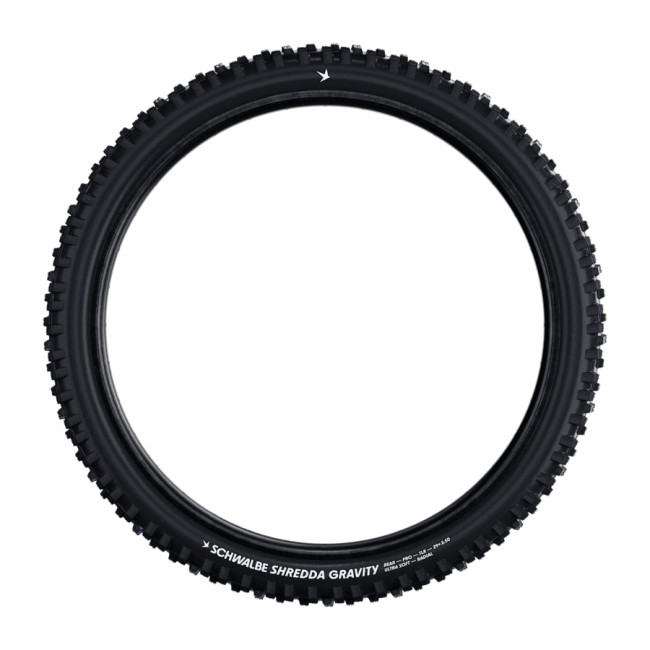 Cauciuc SCHWALBE Shredda Rear - 27.5x2.50 (64-584) HS639 B/B, Gravity Pro Radial, Addix Ultra Soft - Pliabil